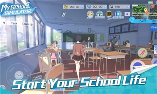 青春校园模拟器截图
