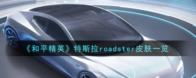 和平精英特斯拉roadster皮肤怎么样 和平精英特斯拉roadster皮肤一览
