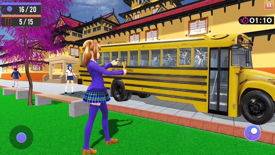 动漫女孩生活高中3D截图