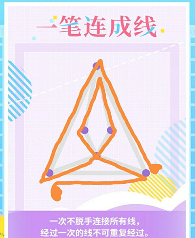 闪耀暖暖一笔连成线攻略：一笔连成线活动画法分享[多图]图片2