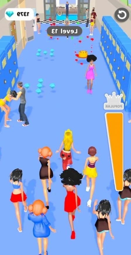 美女疯狂跑酷截图
