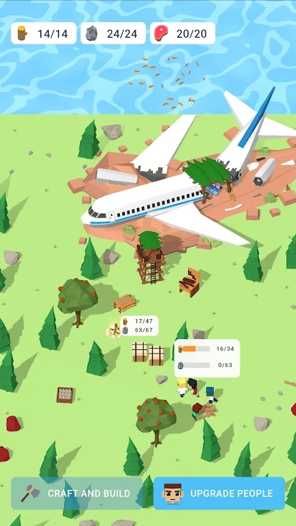 空闲飞机坠毁生存截图