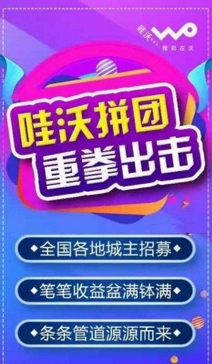哇沃拼团截图