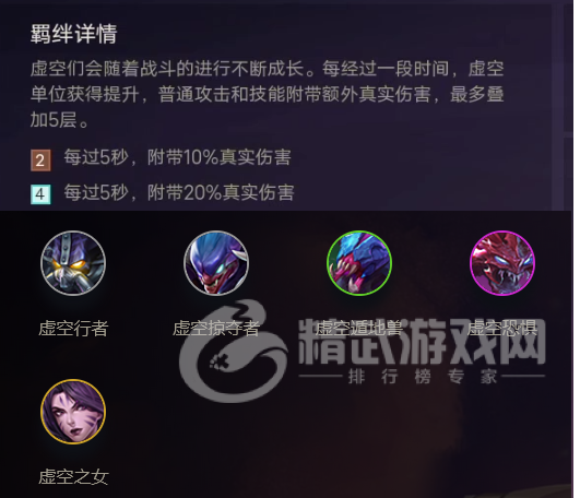 金铲铲之战虚空羁绊什么效果 金铲铲之战虚空羁绊效果介绍