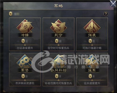 率土之滨军略有什么用 率土之滨军略作用介绍