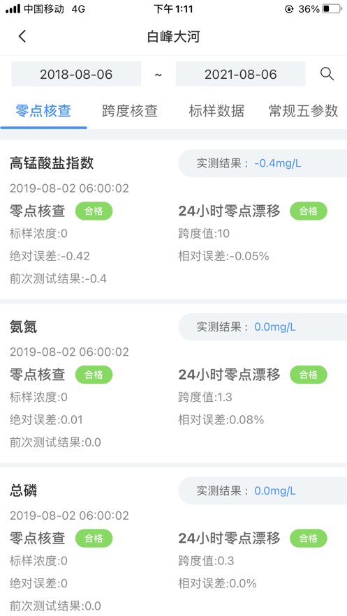 江苏地表水运维平台截图