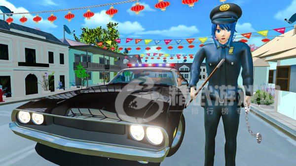 动漫女孩警察