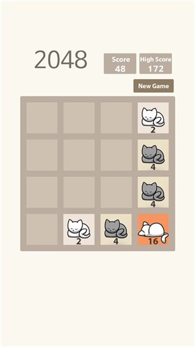 2048猫咪版截图