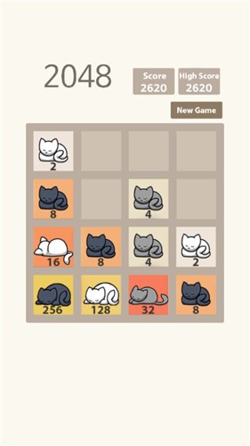2048猫咪版截图