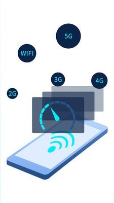 手机网络测速截图