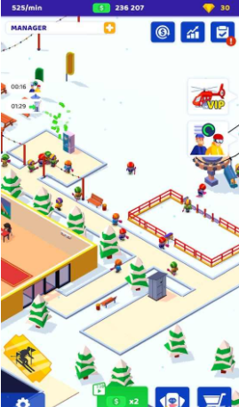 滑雪场老板截图