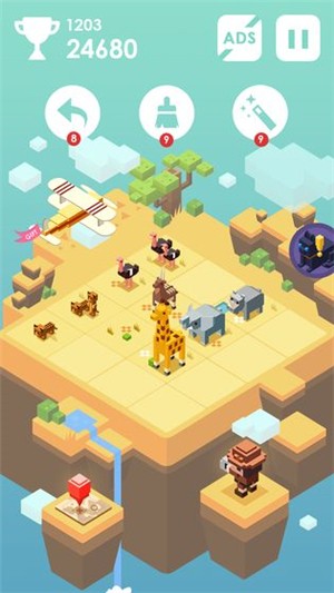 奶块2048截图