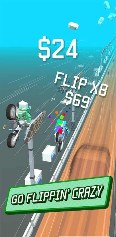 超级摩托车特技3D截图