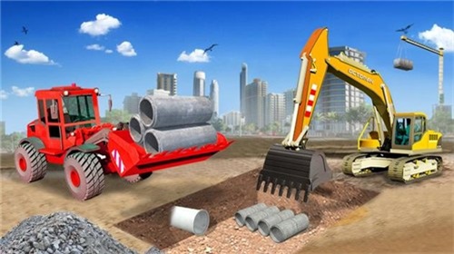 重型施工机驾驶截图