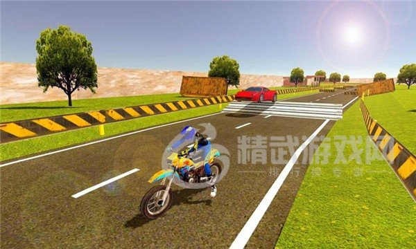摩托车对决赛车