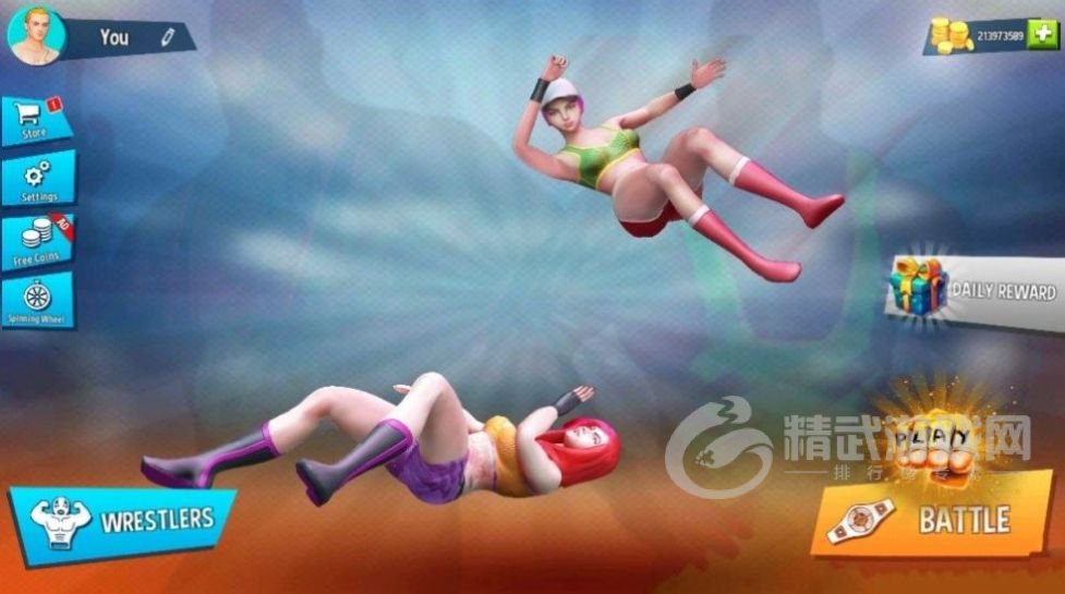 擂台摔跤手搏斗