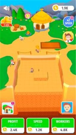 空闲挖掘者3D截图