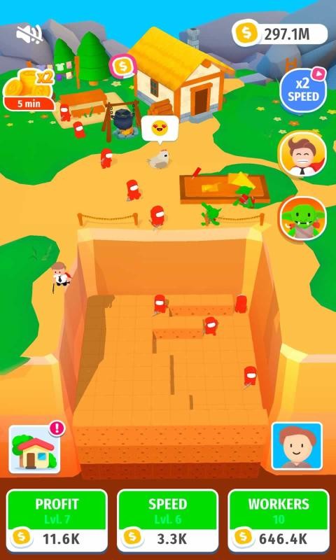 空闲挖掘3D截图