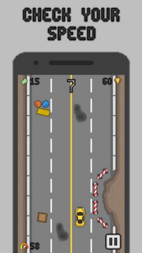 像素公路赛车截图