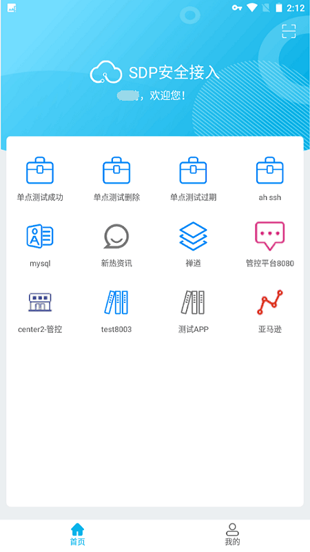 SDP安全接入截图