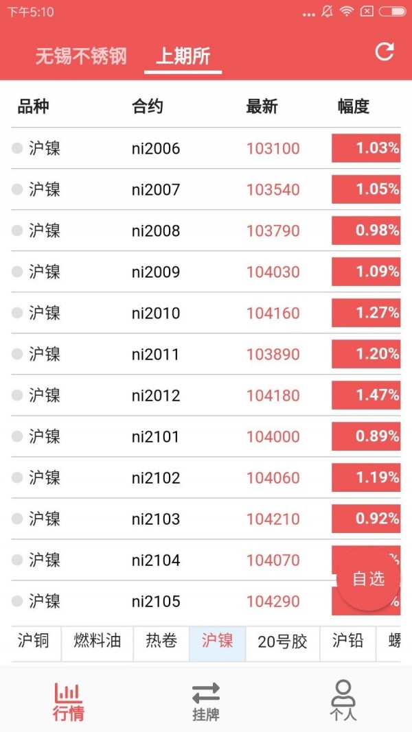 不锈钢掌上行截图