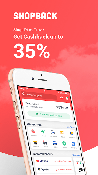 ShopBack app截图