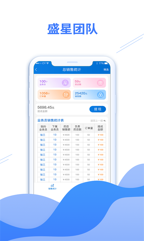 盛星团队截图