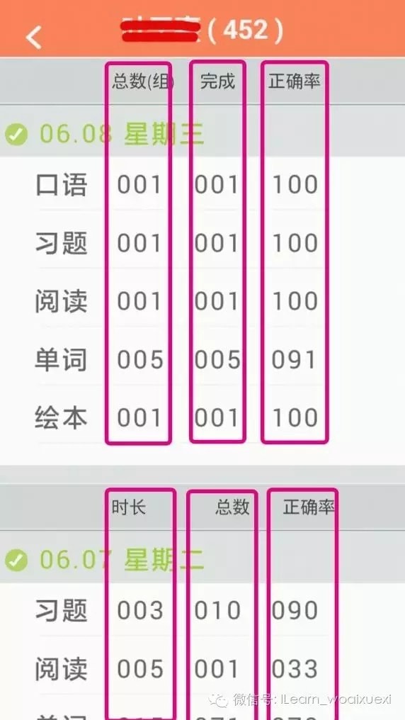 ilearn家长截图