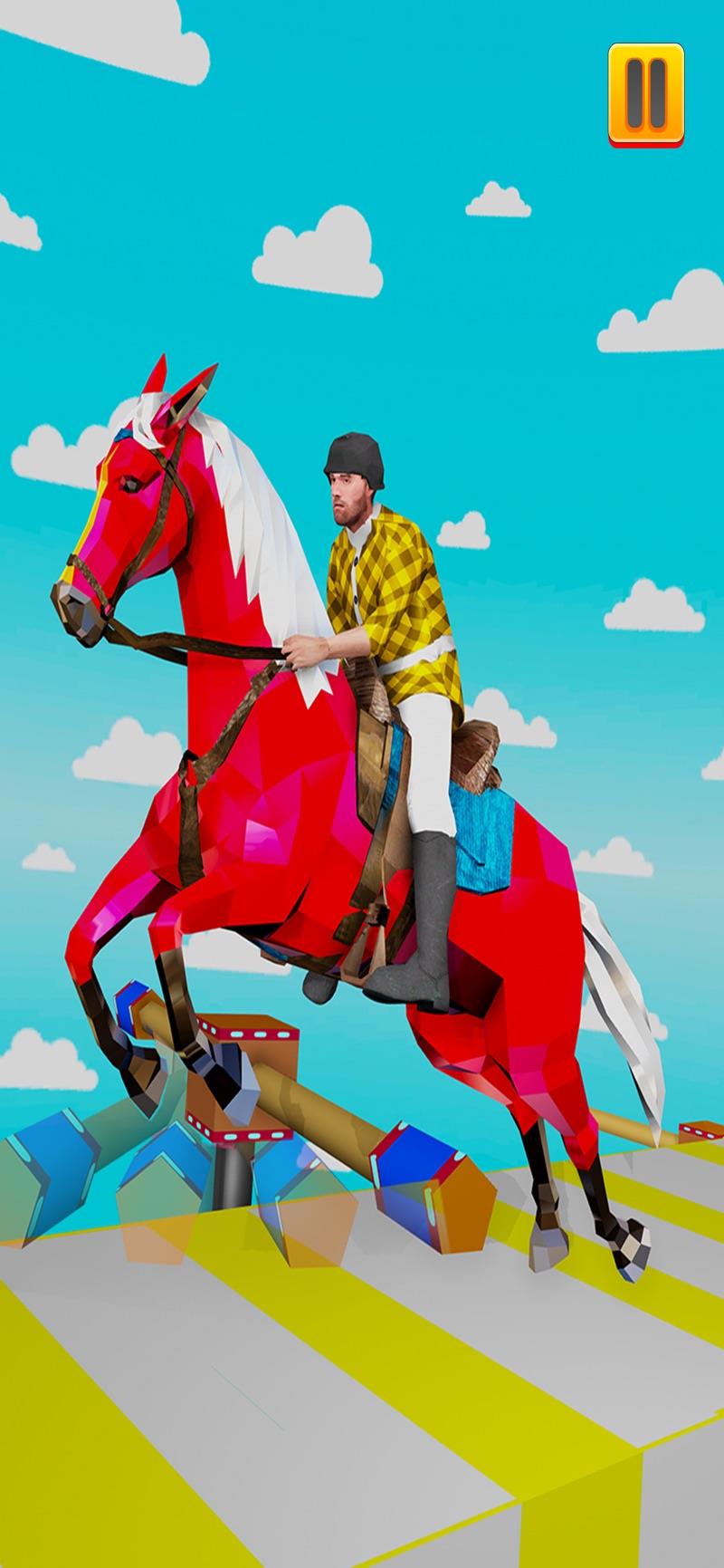 骑马乐趣赛跑游戏截图