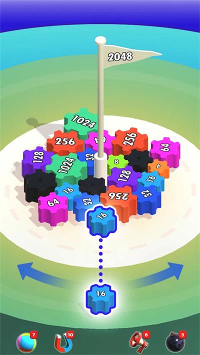 2048合成块游戏