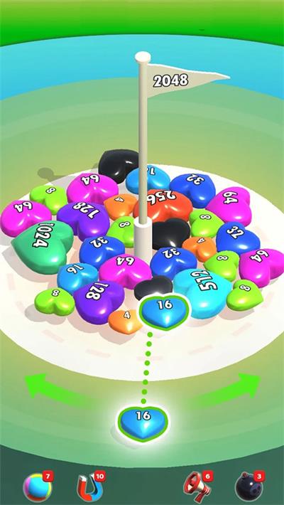 2048合成块游戏