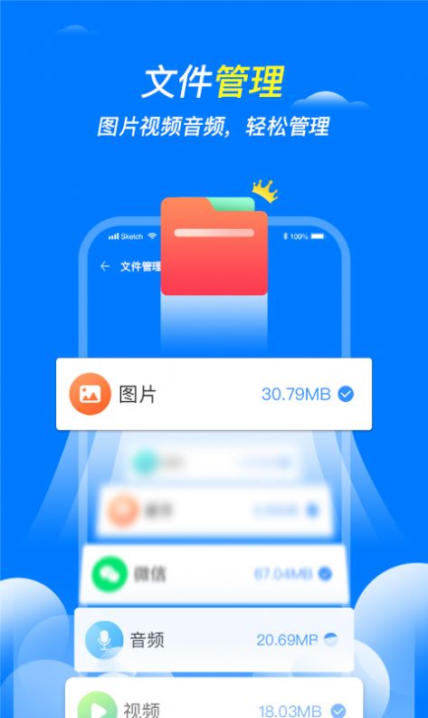 手机清理护卫截图