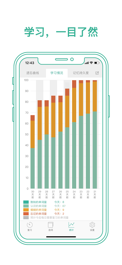 墨墨背单词截图