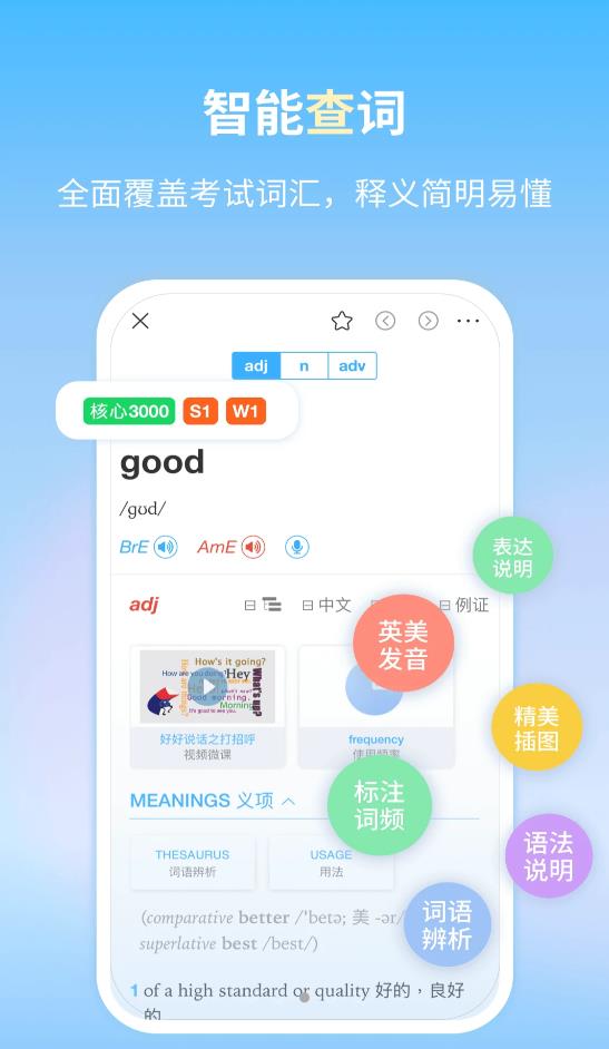朗文当代学习词典截图