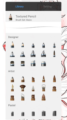 sketchbook绘画截图