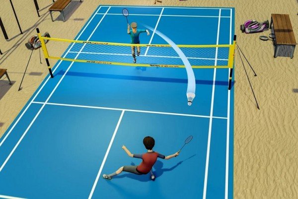 羽毛球对决1v1