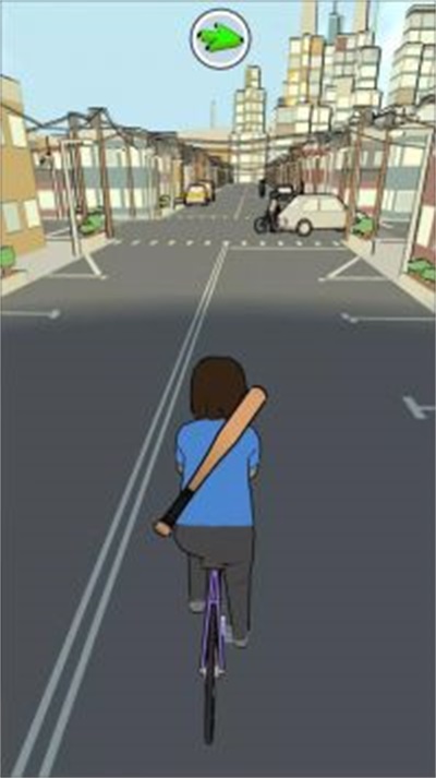 火柴人小巷自行车截图