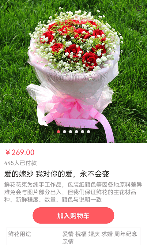 遇见鲜花网截图
