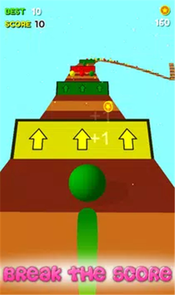 彩球路跑截图