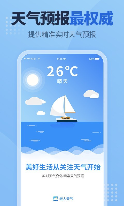 老人天气预报截图
