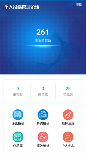 个人投稿系统截图