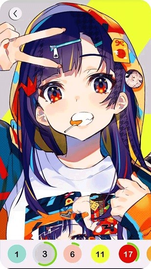 数字涂色花园截图