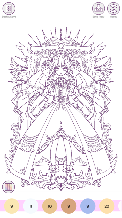 Goddess Coloring