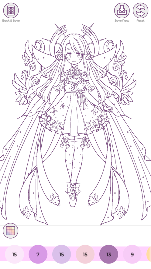 Goddess Coloring