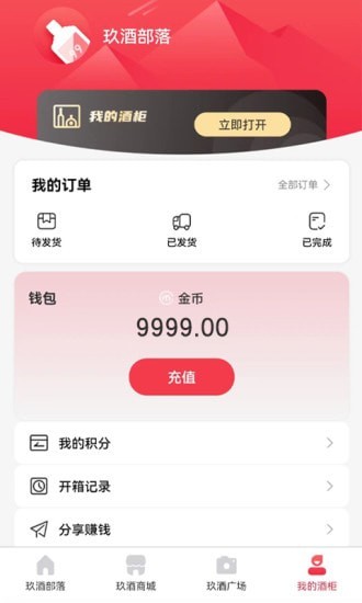 玖酒部落截图