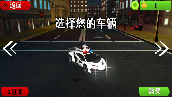 模拟真实警车截图