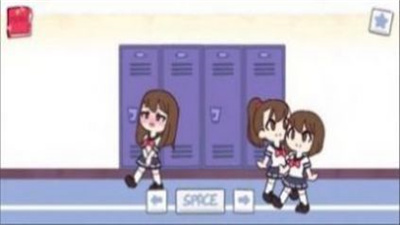 学校走廊的柜子截图