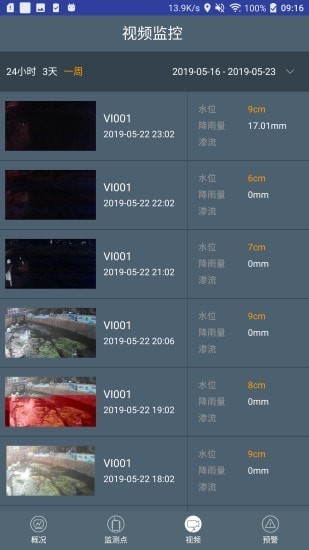 河堤监测截图