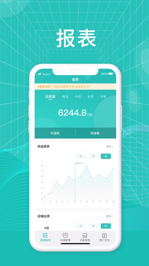 微餐厅管理端截图